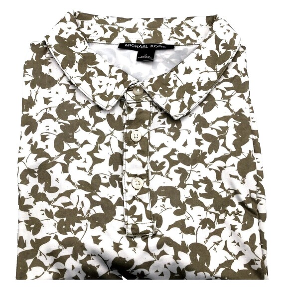 Michael Kors Men's Short Sleeve Pullover Print Polo Shirt Size M - Picture 4 of 11